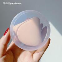 三角饭团圆盒装 郭小妞三角饭团棉花糖气垫粉扑海绵炒鸡软干湿两用服帖不易吃粉