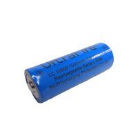 1节锂电池 尖头 18500锂电池实际大容量1600mAh毫安 3.7V LED手电筒推剪充电电池