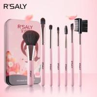 BG024粉色铁盒装套刷7支装 其它材质 7支化妆刷套装初学者全套化妆工具刷子粉底刷眉刷套装化妆刷。
