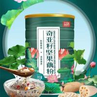 1罐*500g(无赠品) 益衡(买2罐+送玻璃碗钢勺)奇亚籽坚果藕粉羹500g/罐