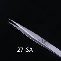 27-SA 4A金标防静电嫁接睫毛镊子 开花镊子种睫毛镊子超精密睫毛夹子