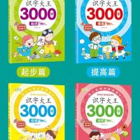 象形趣味识字3000字[起步篇] 识字大王3000字幼儿园教科书幼升小衔接生字趣味认知象形识字启蒙