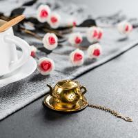 小金壶 金属泡茶叶茶漏茶滤器日本创意不锈钢创意茶隔杯子过滤网神器可爱