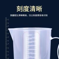 无盖量杯 100毫升/10个 家用大容量耐高温塑料带刻度量杯烘焙实验奶茶店专用工具凉水壶
