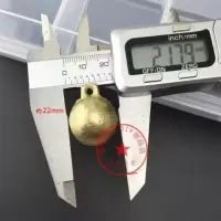 虎头铃22毫米4颗送6号线3606 M-中型 特价平安铃--铜铃铛狗铃铛大号装饰铃铛黄铜铃铛宠物挂饰