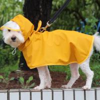 蛋黄色 M 柯基狗雨衣春夏防水比熊泰迪雨衣中大型犬金毛披风式防脏护肚斗篷
