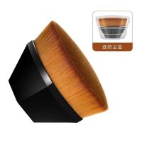 1支+收纳盒+气垫粉扑1个 55号魔术粉底刷无痕化妆刷套装不吃粉底液扁头.BB刷李佳琦同款