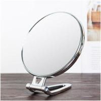 圆形 高清放大化妆镜吸盘双面镜子放大化妆镜学生梳妆台式随身