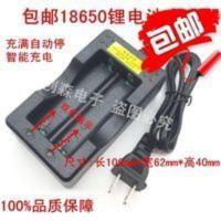 智能正反充18650锂电池双槽充电器 强光手电筒锂电池专用充电器 智能正反充18650锂电池双槽充电器 强光手电筒锂电池