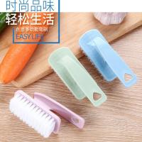 2个 弯柄多用清洁刷 随机混色 《小龙虾清洗刷》小巧多用手柄清洁刷瓜果蔬菜家用清洗刷衣服鞋子