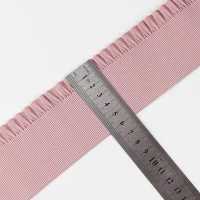 粉色2米[第二件半价]+赠品 [6cm宽]木耳边松紧带 花边纹荷叶纹褶皱弹力带束腰弹力芽边橡筋