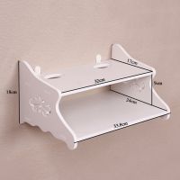 祥云双层 打孔安装 家居电视机顶盒架路由器架置物架隔板搁板挂架壁挂壁饰挂饰