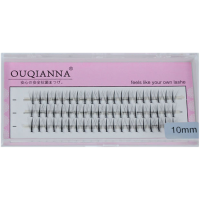 仙女芭比(一盒)送镊子+胶水 8mm 假睫毛女自然夹心多尺寸单簇嫁接睫毛夹心朵毛仙女芭分段式种植