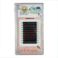 YY睫毛 8mm 混装10排假睫毛0.07Y型睫毛嫁接编织郁金香种植爱情网自动 秒开花