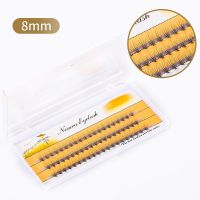 8mm 单盒60簇 空气朵毛10朵嫁接假睫毛单簇自然仿真胶水持久防水不扎眼睫毛套装