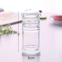 亚克力油壶[小号] 一个装 调味罐亚克力有盖辣椒罐单个大号餐厅饭店调料罐塑料透明醋酱油瓶