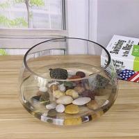 小号龟缸 (空缸) 创意水族箱生态圆形玻璃金鱼缸 大号乌龟缸 迷你小型造景水培花瓶
