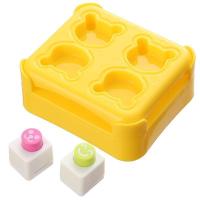 小熊一套 卡通迷你小熊饭团模具 DIY可爱厨房寿司压花创意便当烘焙工具