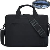 黑色(标准版/珍珠棉防震)有拉杆带+肩带 14寸 笔记本电脑包适用联想华硕宏基HP戴尔15.6英寸14寸游戏本单肩手提