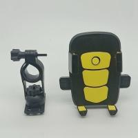 记忆软管 摩托车 盾牌 黄色 电动车摩托车后视镜车把手手机支架骑行防震车载手机支架自动伸缩