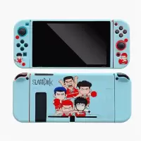Q版灌篮高手（蓝）Switch保护壳 卡通灌篮高手任天堂Switch保护壳分体游戏机包硅胶软套NS收纳彩盒