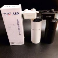 白光 6000K 12瓦 白壳 朗士照明led轨道射灯COB导轨灯服装店珠宝展厅背景12W20W30W白暖