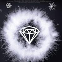 圆形羽毛防滑垫 汽车摆件羽毛防滑垫仪表台中控台置物垫车载摆件可爱绒毛汽车饰品