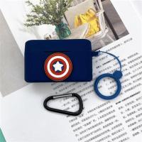 索爱A1S藏蓝+美队长+指环 适用索爱真无线蓝牙耳机A1S保护套硅胶耳机盒防摔Soaiy蝙蝠侠漫威