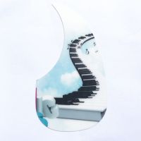 钢琴奥义 吉他护板动漫彩绘41寸40寸个性装饰贴民谣扫弦配件