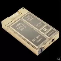 金色 金条触摸感应气体打火机创意超薄金属防风直冲可充气男士个性潮流