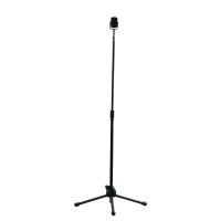 直立式黑色复古支架 仿真复古麦克风老式假话筒模型三脚支架夜上海假唱影楼摄影道具