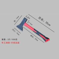2斤 磨砂头 (红塑料柄) 户外斧子手斧砍树劈柴小斧子全钢木工斧锰钢砍骨剁骨斧头砍伐