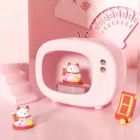 小电视招财猫加湿器A05 亿觅hello kitty加湿器小型迷你便携家用卧室学生静音桌面usb充电