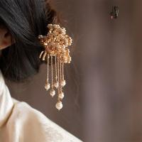 松馨发钗一个 松枝簪 发钗 古风古典旗袍 中国风 少女 日常配饰发簪流苏 步摇