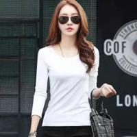 白T S[建议100斤内] 单件/套装含棉上衣春秋款韩版高腰时尚背带裤套装女小脚裤两件套