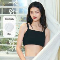 黑色[侧扣款] S[适合胸围75-80厘米] 束胸内衣缩胸超平衣大胸显小les帅t学生女背心短款无绷带裹胸紧身