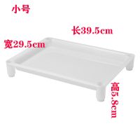 小号39.5*29.5*5.8CM 1个（看不出效果） 水饺托盘长方形家用冰箱冰柜馄饨包子馒头沙县不粘冻塑料饺子盒子