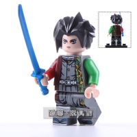 义勇2320 以上均为袋装发货 鬼灭之刃炭治郎祢豆子蝴蝶忍第三方拼装益智儿童玩具礼物积木人仔