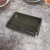 单盒 20套 雪媚娘包装盒蛋黄酥包装盒泡芙麻薯六格装平底一次性甜品烘焙盒