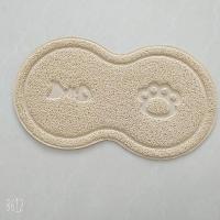 米色 40*26 猫砂垫花生型宠物垫餐垫防带出