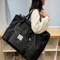 黑色 大号 超大容量女旅行包健身手提袋孕妇待产包入院收纳袋出差防水行李包