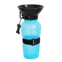 蓝色[狗狗喝水] 狗狗外出水壶折叠狗碗俩用水粮杯宠物随行杯户外便捷喂食喂水器
