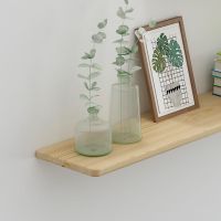 松木19.5cm*30cm 实木一字隔板木板壁挂置物架装饰电视背景墙墙上原木书架挂墙隔板