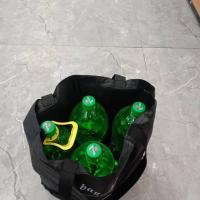 薄款黑色 宽41cm高44cm 手提袋 牛津大容量可折叠超市购物袋上班 逛街 家用包袋超结实哦!