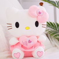 穿衣款[不定制文字] 10厘米款式随机发 哈喽KT猫公仔HelloKitty玩偶凯啼猫毛绒玩具大号抱枕女孩生日礼物