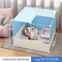 2列1层2排(侧边魔片)封闭性更强 常规款[加固扣+产房] 猫产房猫窝保暖冬咪怀孕期待产产房帐篷繁殖箱封闭式猫咪生产