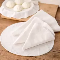 10片装[推荐购买] 20CM[食品级不沾] 蒸笼垫蒸笼布不沾家用蒸锅布包子垫布小笼包垫笼屉垫蒸馍笼布