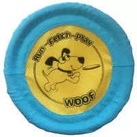 7in/18cm 狗飞盘加厚牛津布宠物飞碟,软飞盘宠物玩具,适合狗互动训练