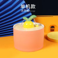 自动陶瓷饮水机活泼橘 饮水机 宠物猫咪陶瓷饮水机流动活水饮水器恒温自动循环喝水神器宠物用品