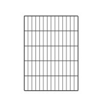 白色单片尺寸高50cm宽50cm 单层2片全树脂 宠物隔离围栏阳台过道门窗隔断铁网狗栅栏带门防护栏猫笼加高防跳